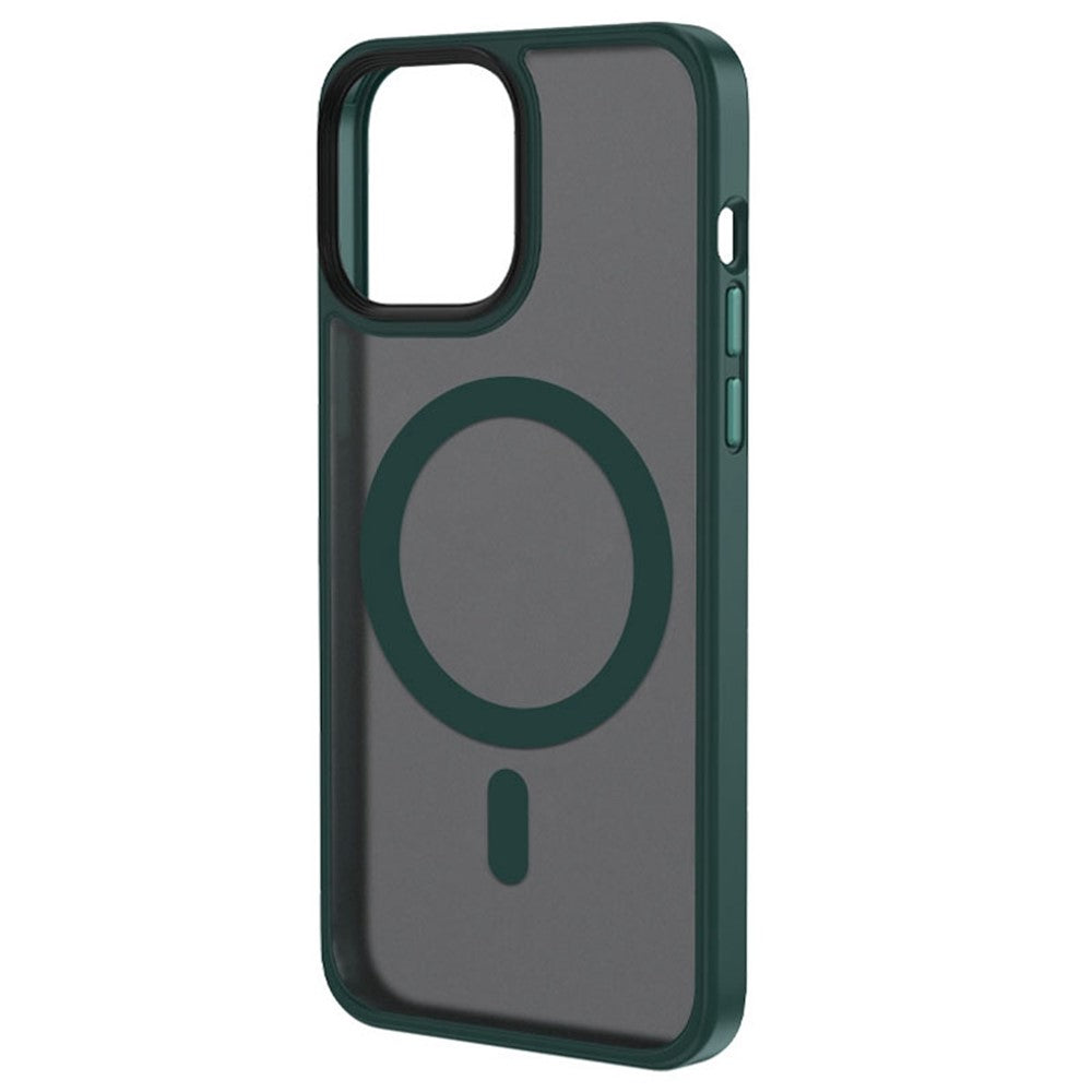 For iPhone 14 Pro Max 6.7 inch Compatible with Magsafe Charging TPU + PC Anti-drop Case Matte Finish Phone Cover