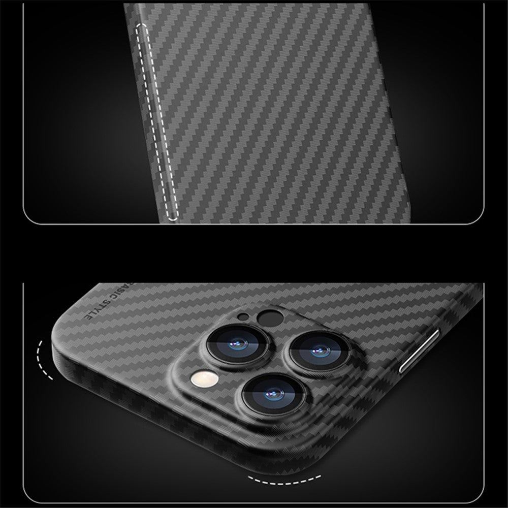 X-LEVEL For iPhone 14 Pro Case Hard PC Slim Protective Cover Carbon Fiber Texture