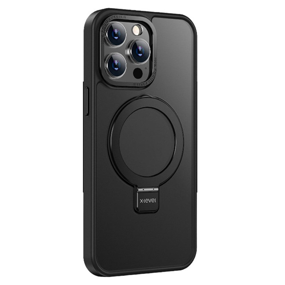 X-LEVEL For iPhone 14 Pro Case TPU+PC Phone Cover with Magnetic Invisible Kickstand