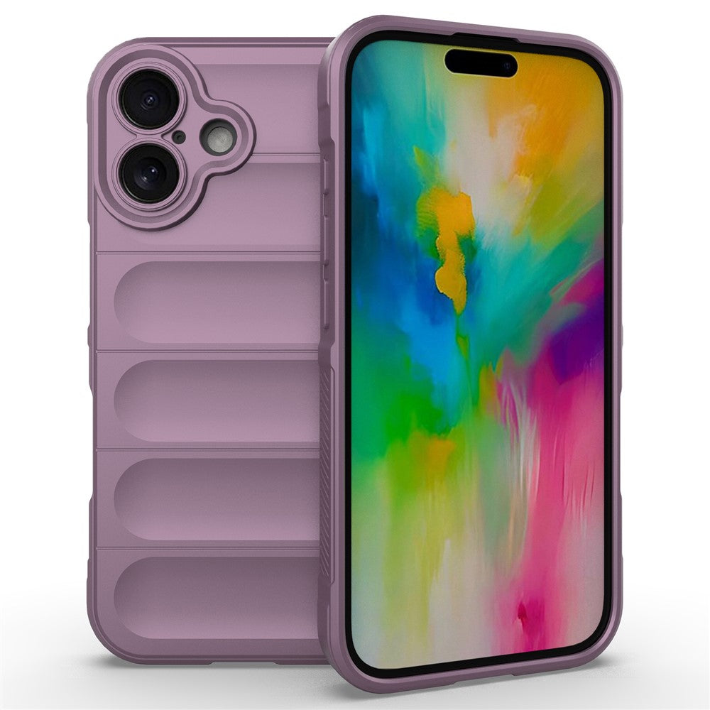 For iPhone 16 TPU Case Scratch-Resistant Rugged Back Soft Phone Cover