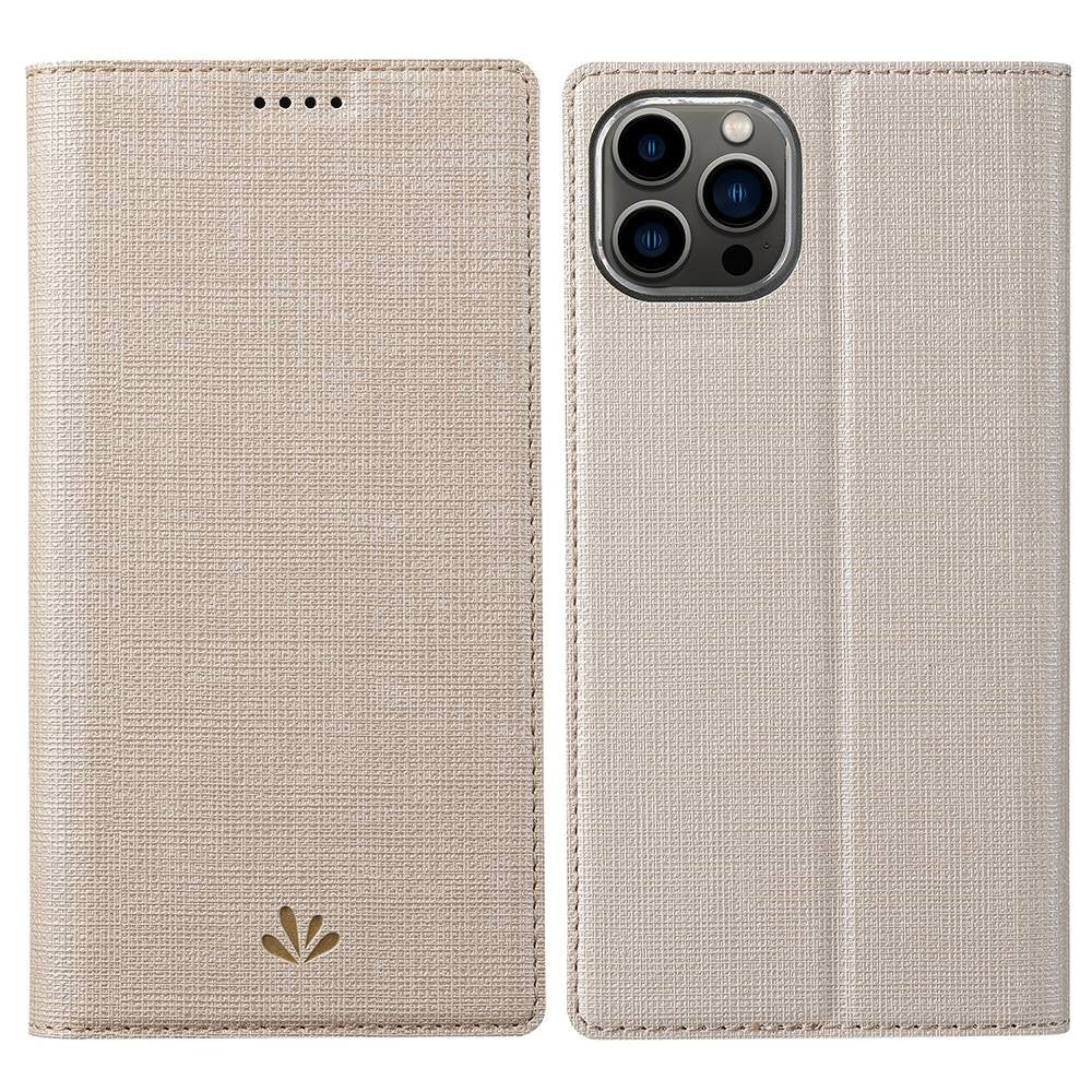 VILI DMX Series PU Leather Case for iPhone 14 Pro Max, Magnetic Absorption Stand Card Slot Flip Cover