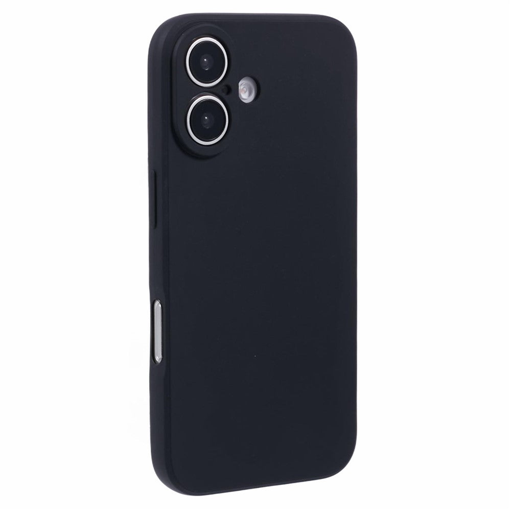 For iPhone 16 Case Precise Cut-Outs Straight Edge TPU Shockproof Phone Cover