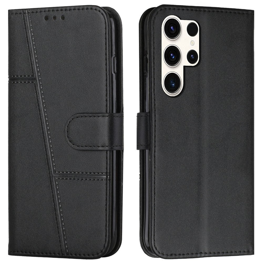 For Samsung Galaxy S25 Ultra Case Stand Flip Protective Leather Phone Cover