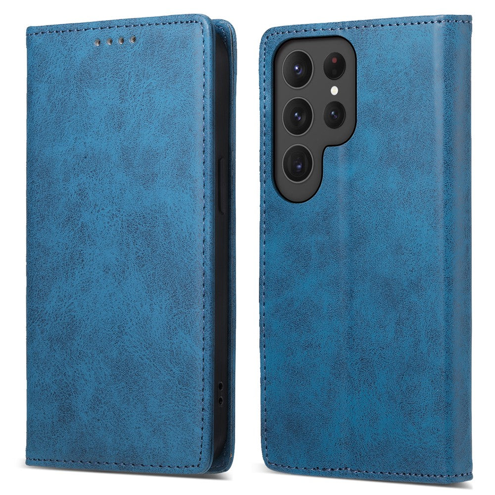 DF-05 For Samsung Galaxy S25 Ultra Wallet Case RFID Blocking PU Leather Phone Cover