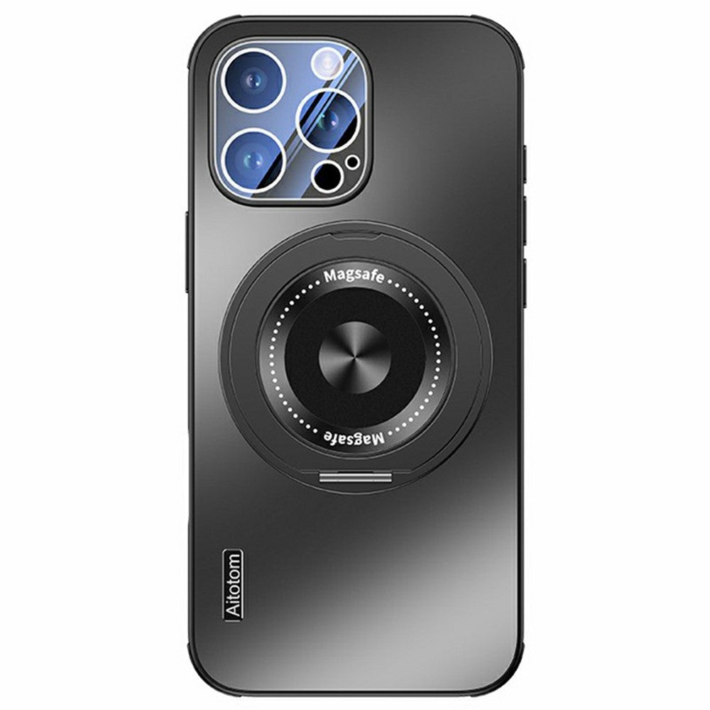 For iPhone 14 Pro Case Compatible with MagSafe Kickstand TPU+PC Heat Dissipation Phone Cover
