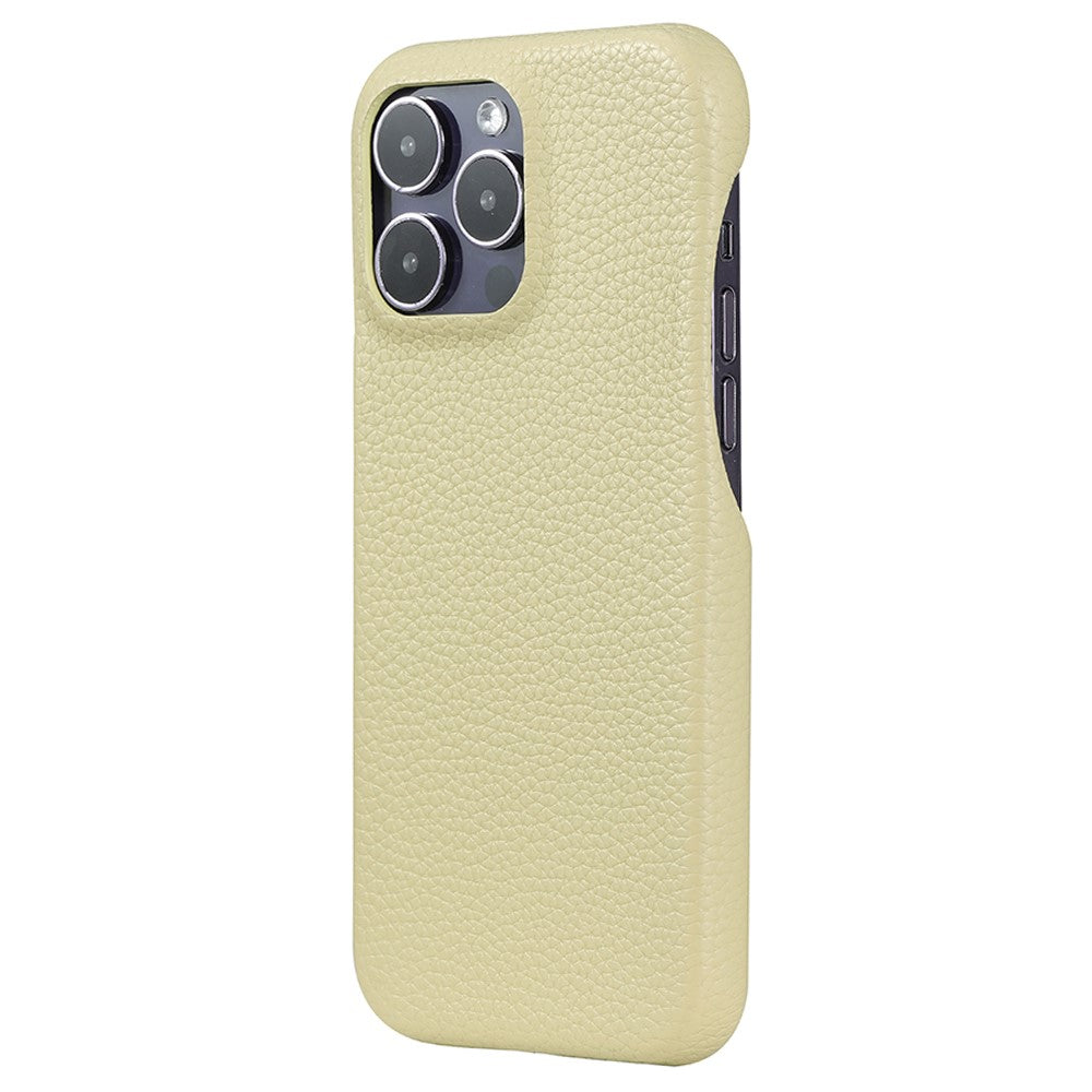 For iPhone 14 Pro Case Litchi Texture PU Leather PET Phone Back Cover