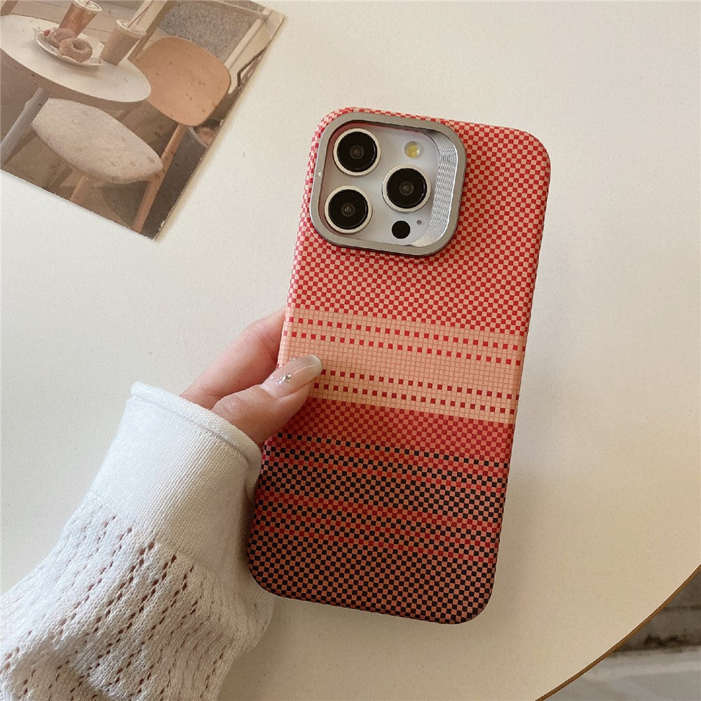 For iPhone 14 Pro Case Compatible with MagSafe PC Phone Back Cover Metal Lens Frame Kickstand