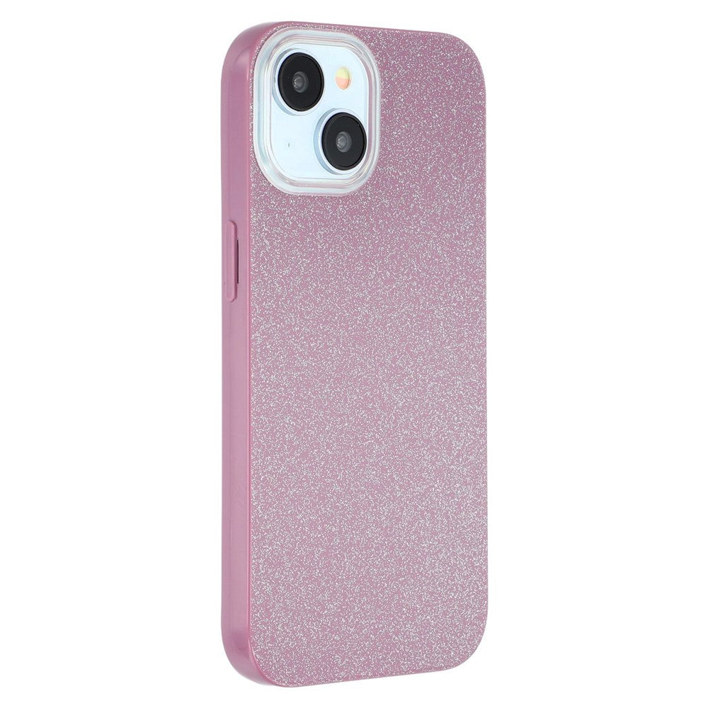 For iPhone 14 / 13 Case IMD Glitter TPU Phone Cover Large Camera Cutout