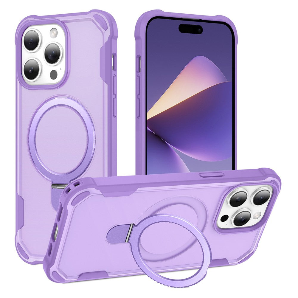 For iPhone 14 Pro Case Compatible with MagSafe Kickstand TPU + PC Shockproof Phone Back Cover