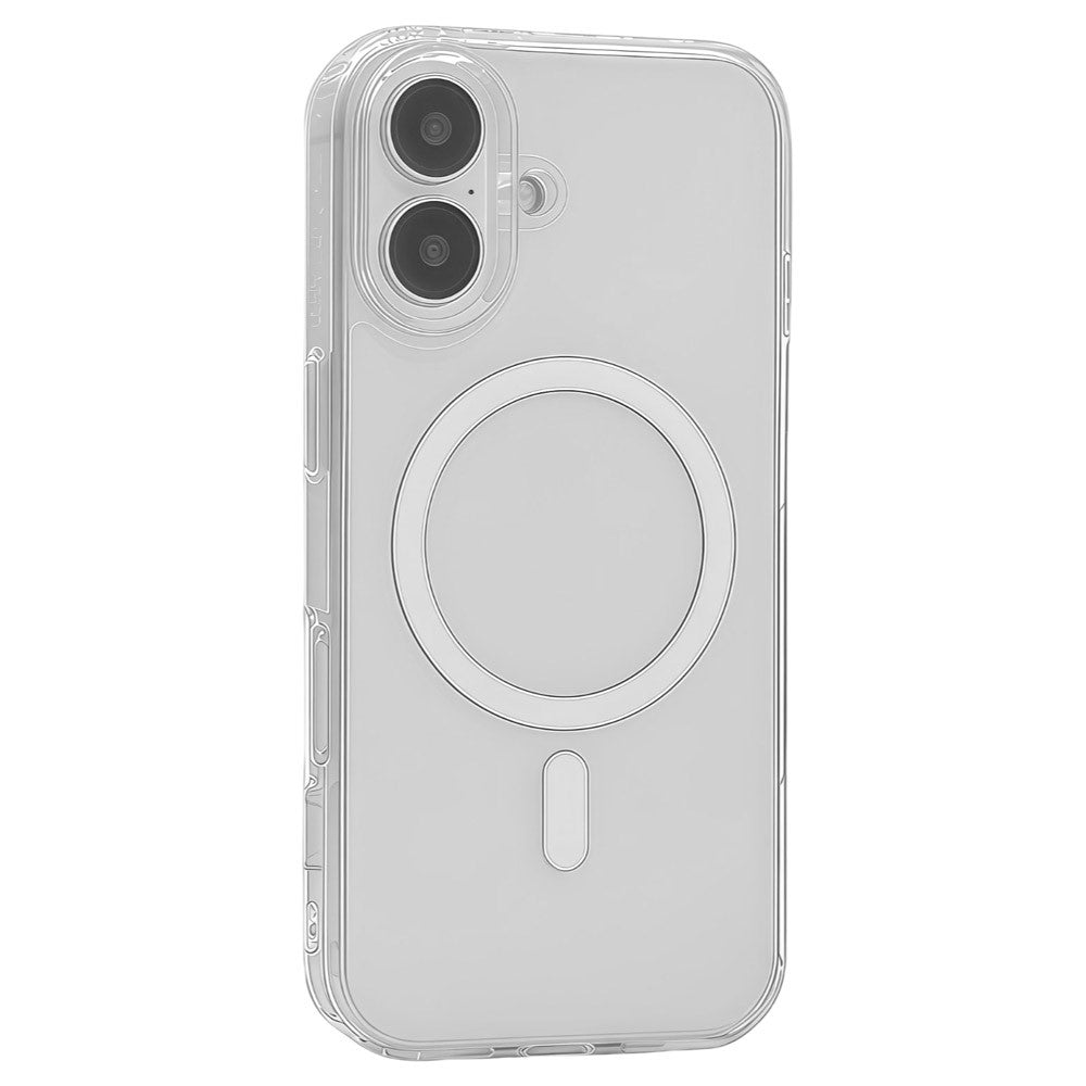 For iPhone 17 Crystal Clear Case Compatible with MagSafe TPU + PC Phone Cover