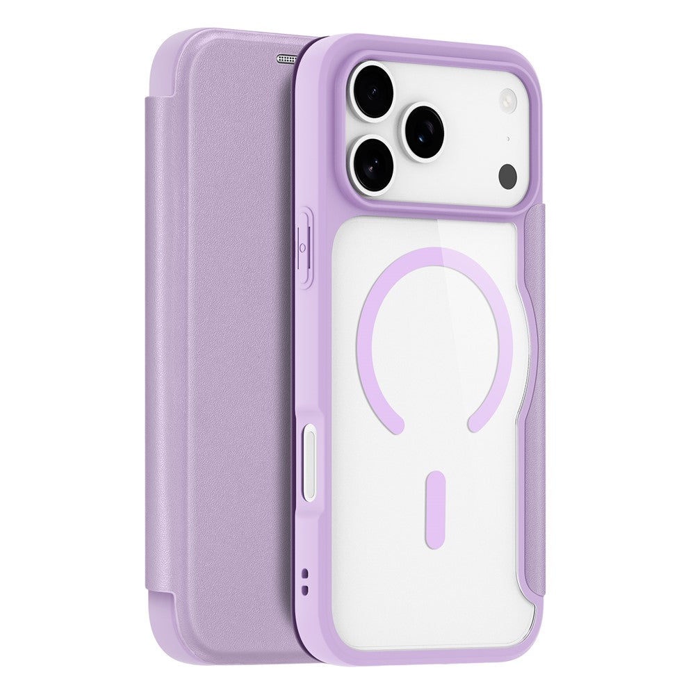 DUX DUCIS For iPhone 17 Pro Max Leather Case Skin X Pro Series Flip Cover Compatible with MagSafe