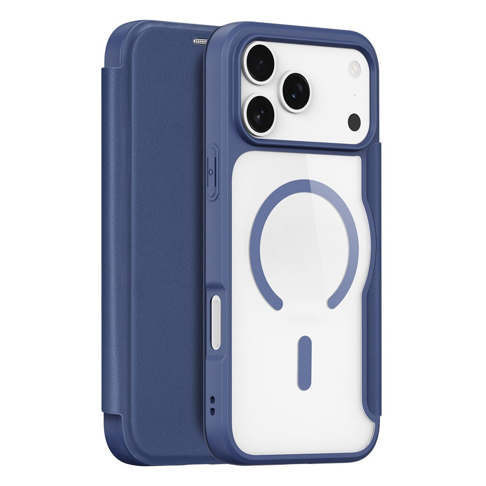 DUX DUCIS For iPhone 17 Pro Leather Case Skin X Pro Series Flip Cover Compatible with MagSafe