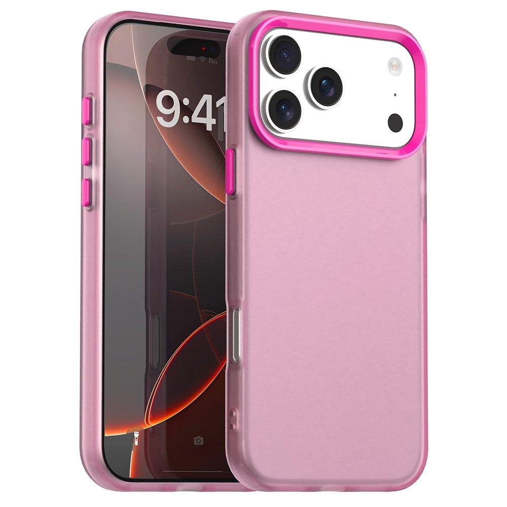 For iPhone 17 Pro Case PC + TPU + PET Matte Anti-Drop Phone Back Cover