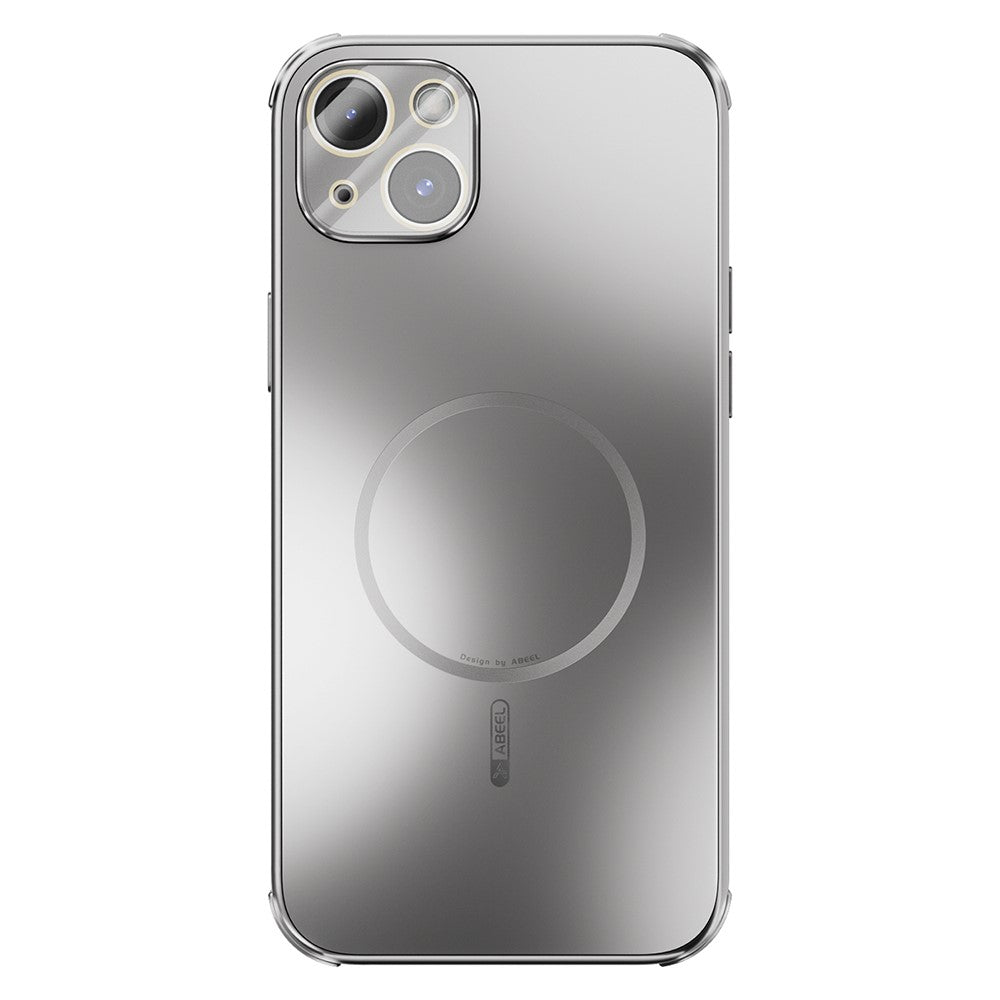 ABEEL For iPhone 15 Plus Case Compatible with MagSafe TPU PC Cooling Matte Phone Back Cover with Lens Film