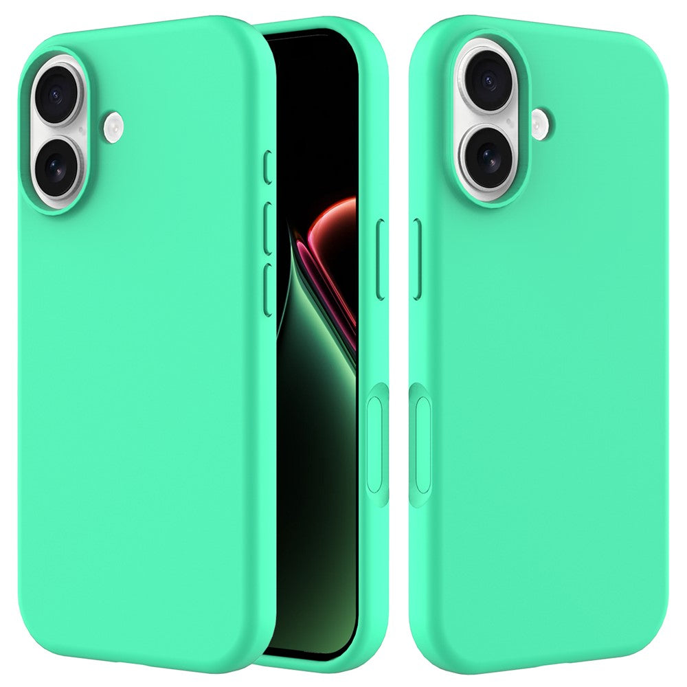 For iPhone 17 Case Drop Proof Liquid Silicone Soft Lining Back Phone Cover