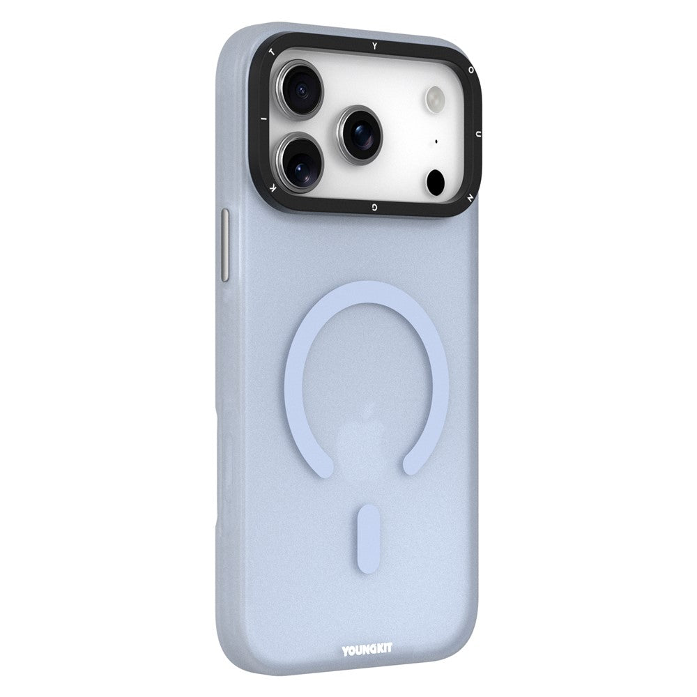 YOUNGKIT For iPhone 17 Pro Matte Case Compatible with MagSafe PET TPU Phone Cover