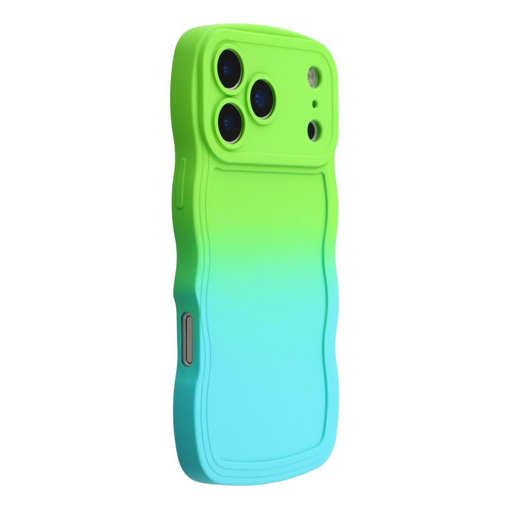 For iPhone 17 Pro Case Gradient Color Rubberized TPU Phone Cover