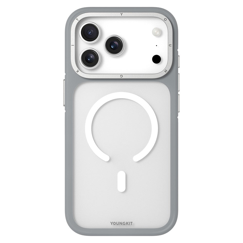 YOUNGKIT For iPhone 17 Pro Max Case Compatible with MagSafe Skin-Touch Matte PC + TPU Phone Cover
