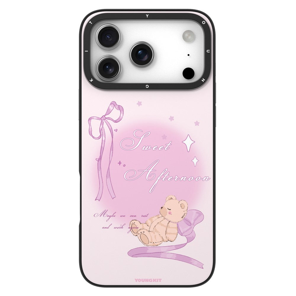 YOUNGKIT Cute Moments Series For iPhone 17 Pro Max Magnetic Case IMD Shockproof TPU Phone Back Cover