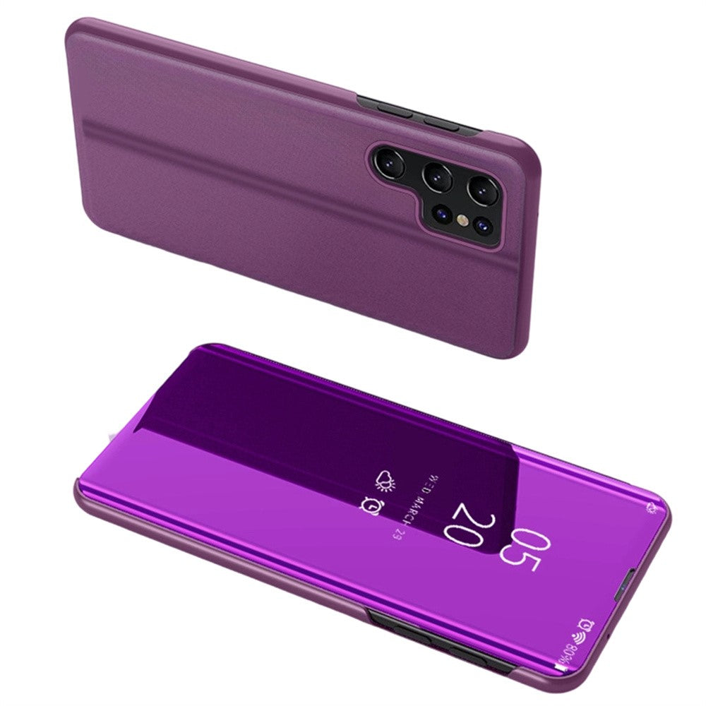 For Samsung Galaxy S26 Ultra Case View Window Stand Leather Flip Phone Cover