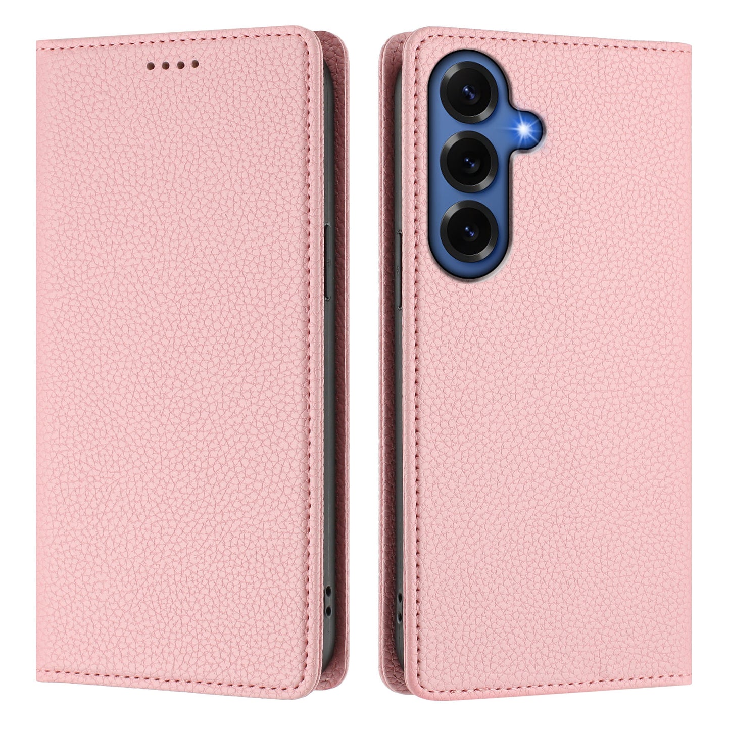 For Samsung Galaxy S26+ Wallet Case RFID Blocking Litchi Texture Leather Mobile Cover