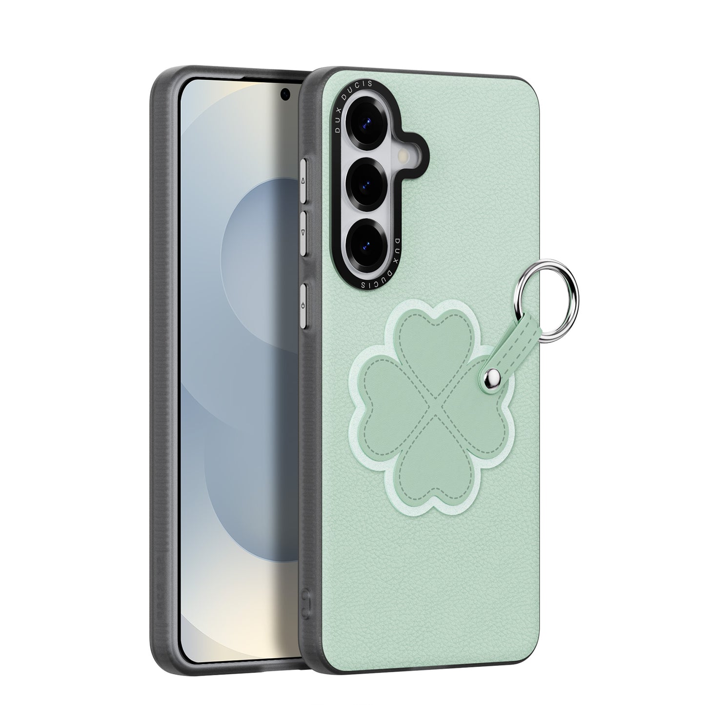 DUX DUCIS For Samsung Galaxy S26+ Case Luvy Series PU Leather + PC Phone Case with Finger Ring / Strap