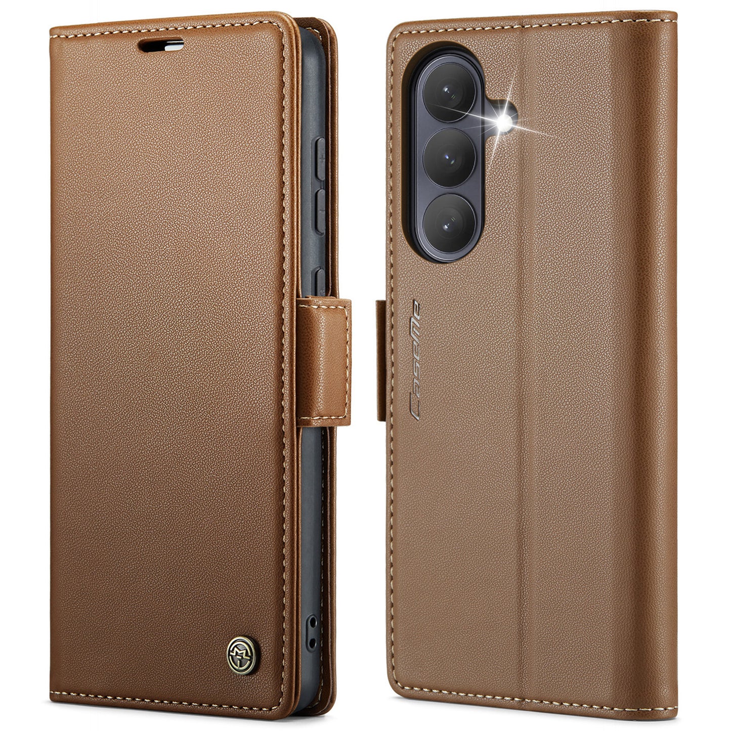 CASEME For Samsung Galaxy S26+ Case 023 Series RFID Blocking Glossy Stand Phone Cover