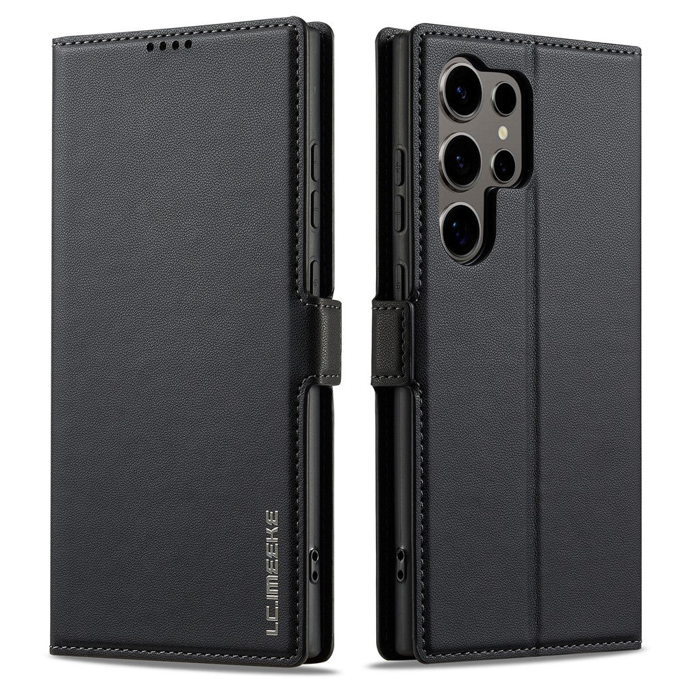 LC.IMEEKE L1 Series for Samsung Galaxy S26 Ultra Case PU Leather Wallet Stand Protective Phone Cover