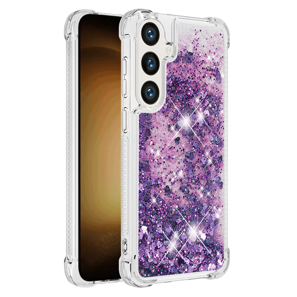For Samsung Galaxy S26+ TPU Case Glitter Quicksand Shockproof Phone Back Cover