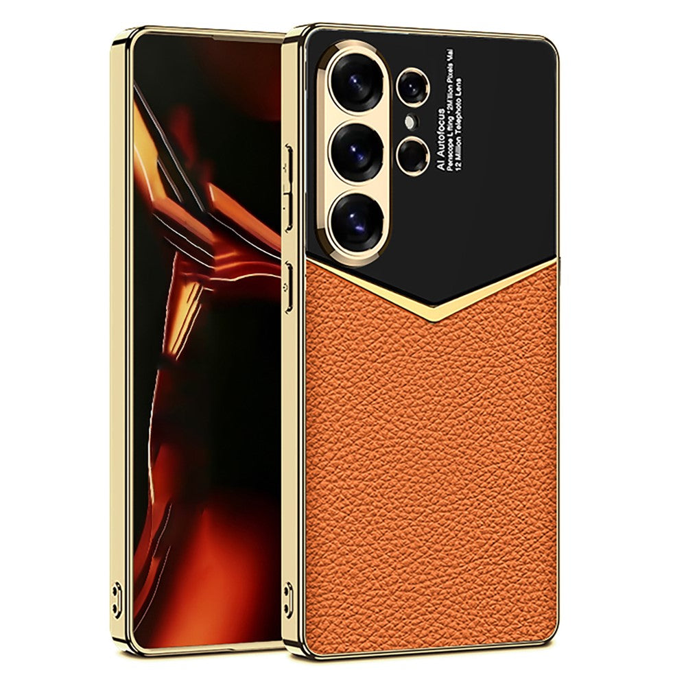 GKK For Samsung Galaxy S26 Ultra Cases Electroplating PU + PC + TPU Phone Cover