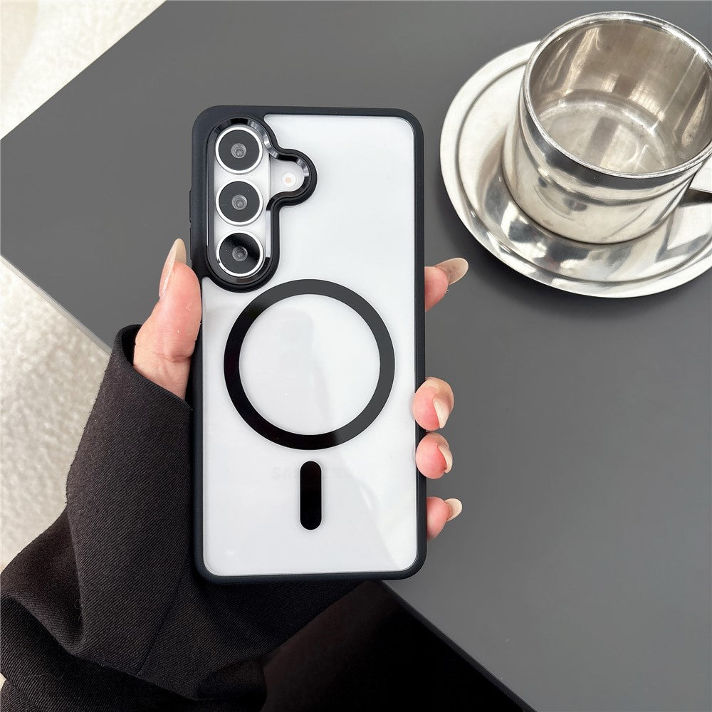 For Samsung Galaxy S26+ Magnetic Case Anti-Drop TPU + PC Phone Cover