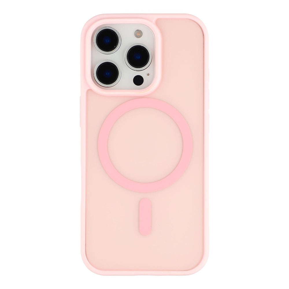 For iPhone 16 Pro Max Magnetic Case 1.5mm Skin-feel PC TPU Shockproof Mobile Back Cover (Compatible with MagSafe)
