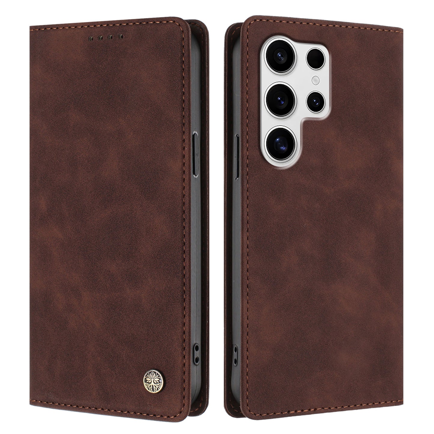 For Samsung Galaxy S25 Ultra Case HX RFID Blocking Wallet Stand Leather Flip Phone Cover