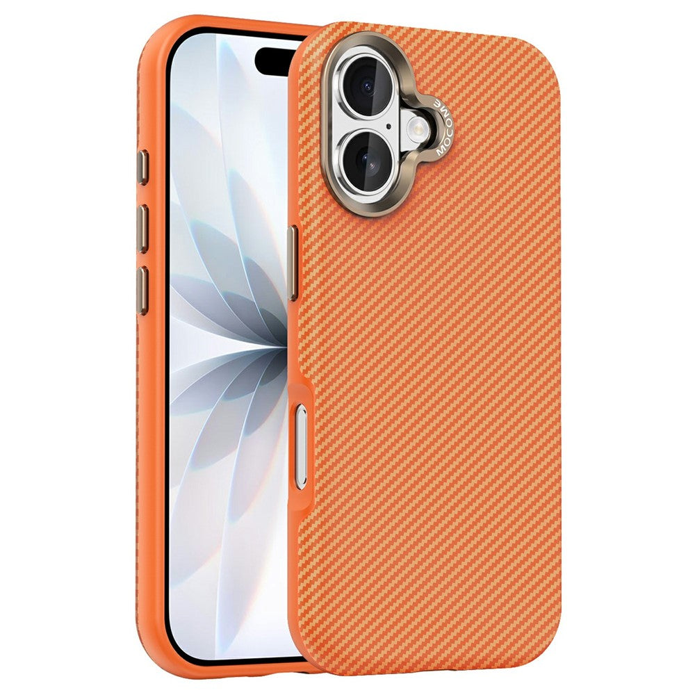For iPhone 17 Case Compatible with MagSafe Carbon Fiber Texture Shockproof Leather TPU PC Protective Cover