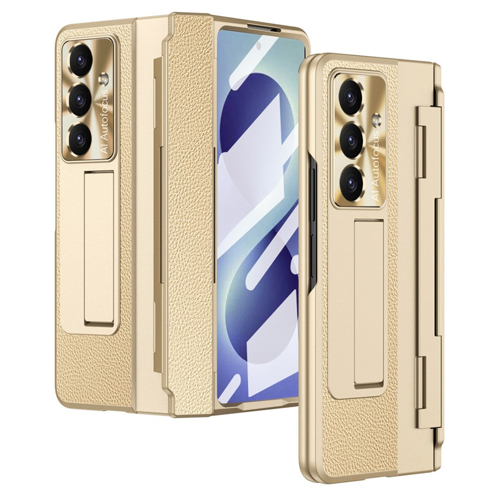 For Samsung Galaxy Z Fold8 Ultra Case Leather + PC Full Protective Phone Cover Cover with Screen Protector