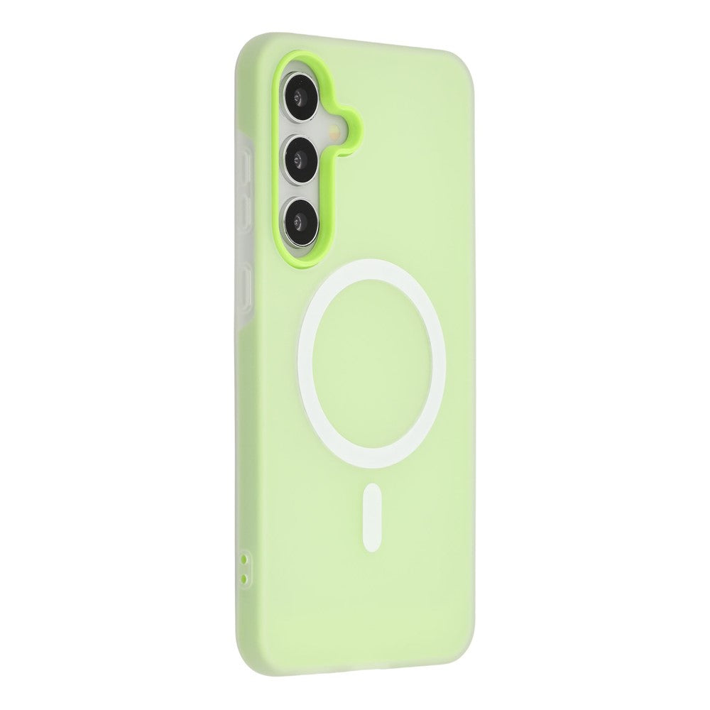 For Samsung Galaxy S26+ Magnetic Case PC + TPU Frosted Phone Cover