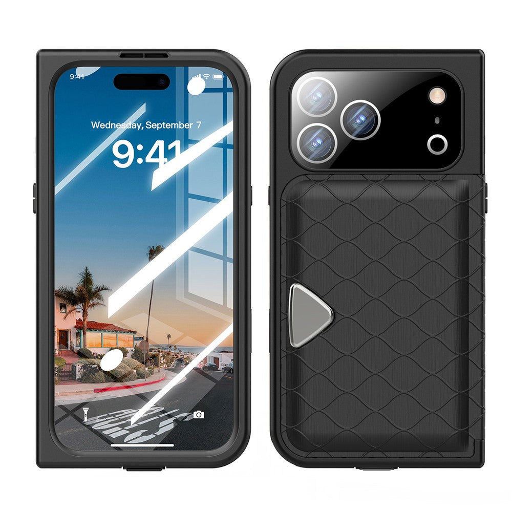 SHELLBOX for iPhone 17 Pro Max Waterproof Case IP68 2m Shockproof Phone Cover with Strap