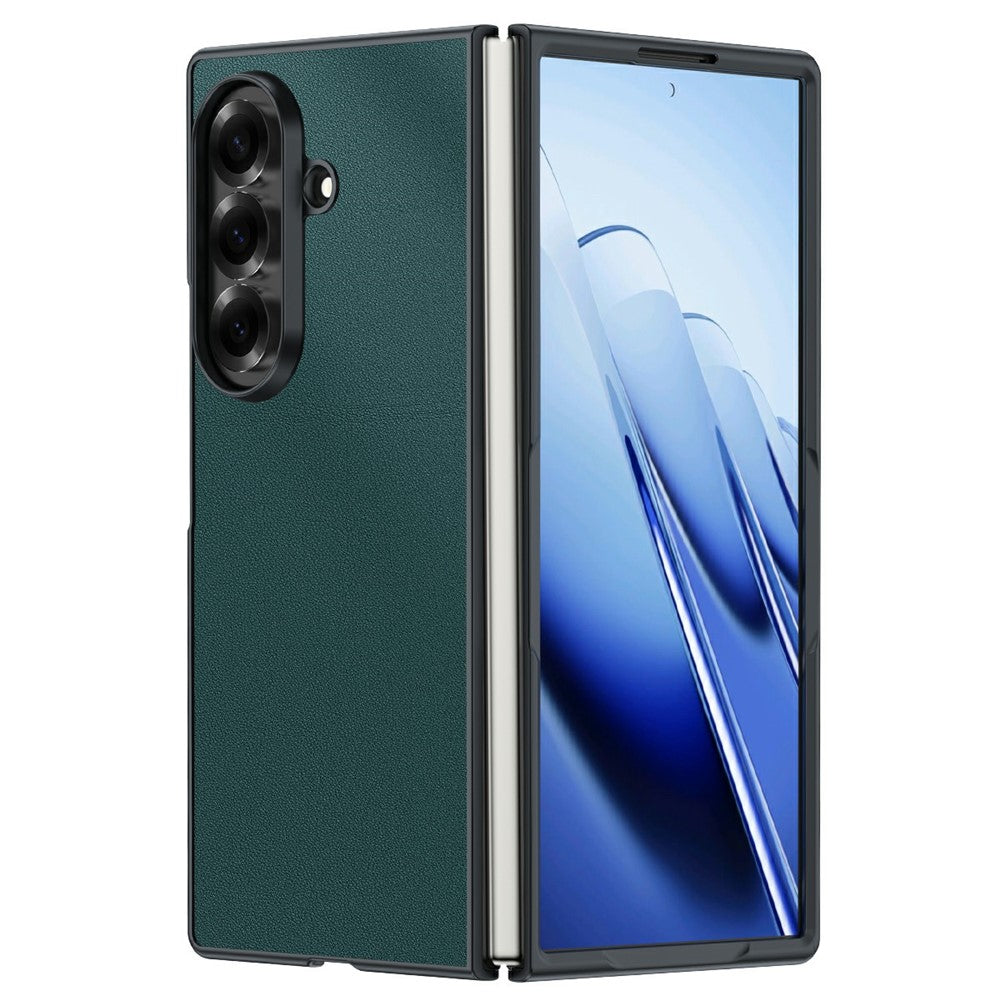 For Samsung Galaxy Z Fold8 Ultra Case PU Leather Coated PC Anti-Drop Folding Phone Cover