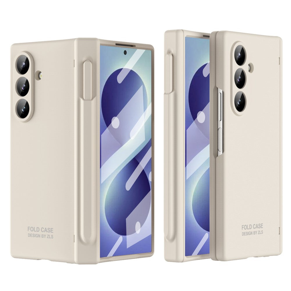 For Samsung Galaxy Z Fold8 Ultra Case Folding PC Phone Cover with Stylus / Tempered Glass Film