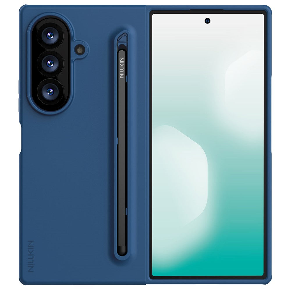NILLKIN Flex Pure Fold Case for Samsung Galaxy Z Fold8 Ultra Silicone + PC Phone Cover with Stylus Pen
