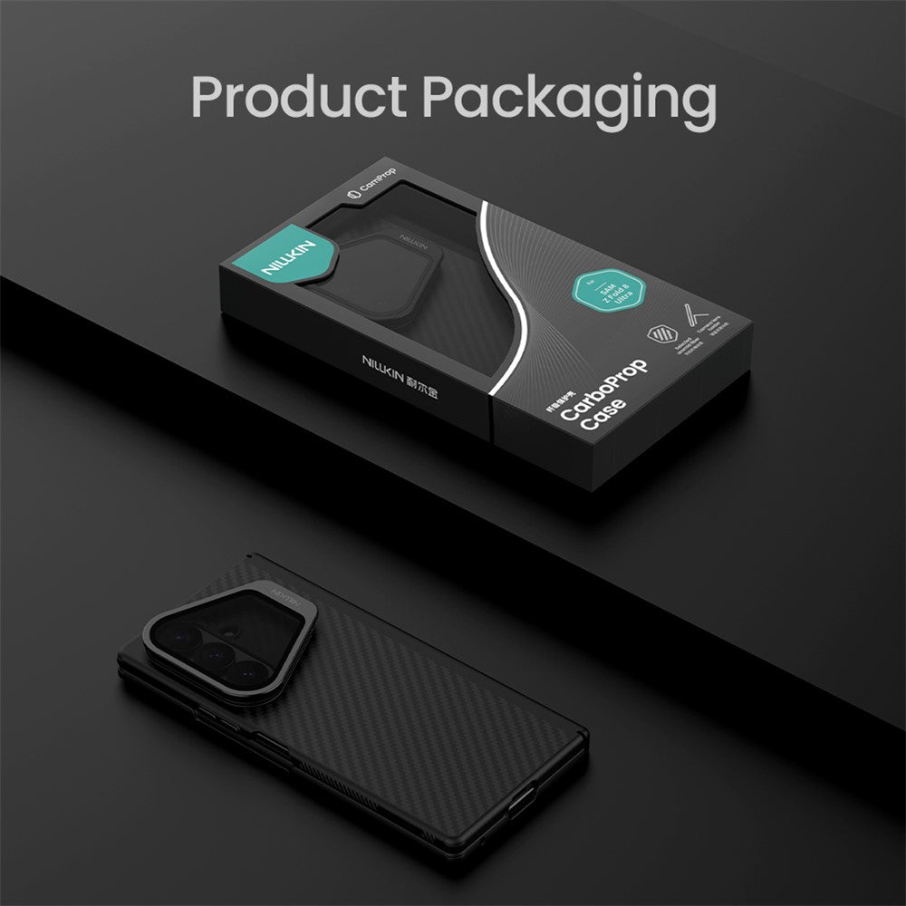NILLKIN For Samsung Galaxy Z Fold8 Ultra Magnetic Case TPU + Aramid Fiber Lens Cover Kickstand Phone Cover