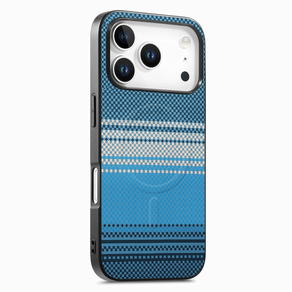 For iPhone 18 Pro / 17 Pro Magnetic Case PU Leather + PC + TPU Gradient Phone Cover