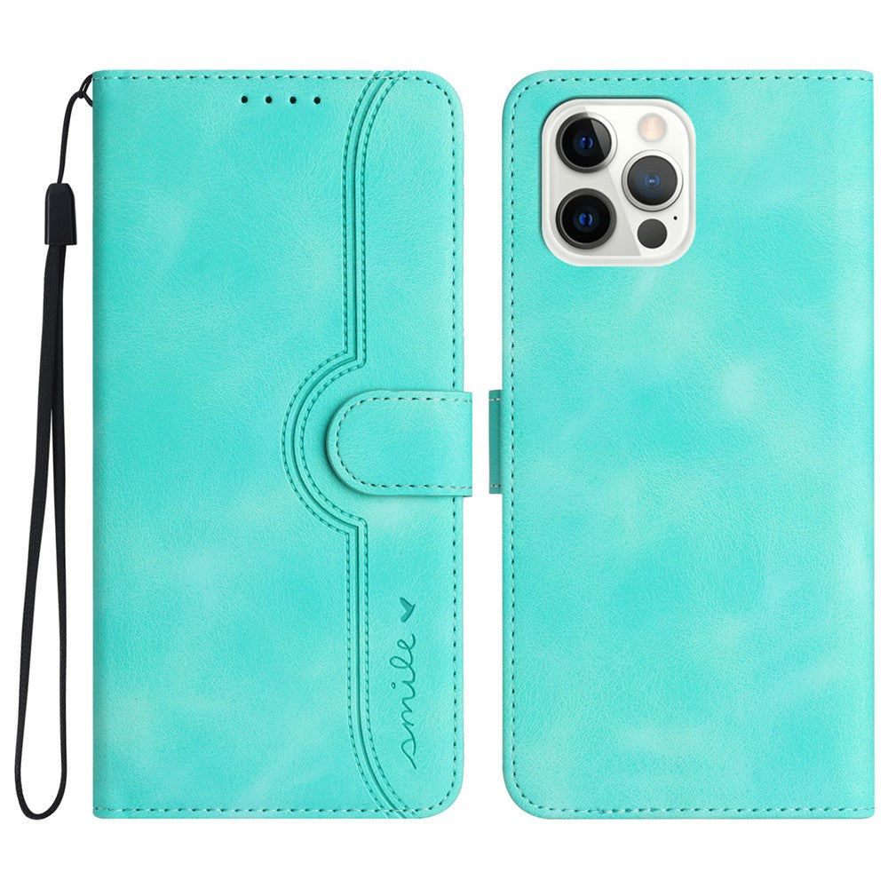 YX003 For iPhone 14 Pro Max Anti-drop Phone Case PU Leather Wallet Stand Imprinted Cover