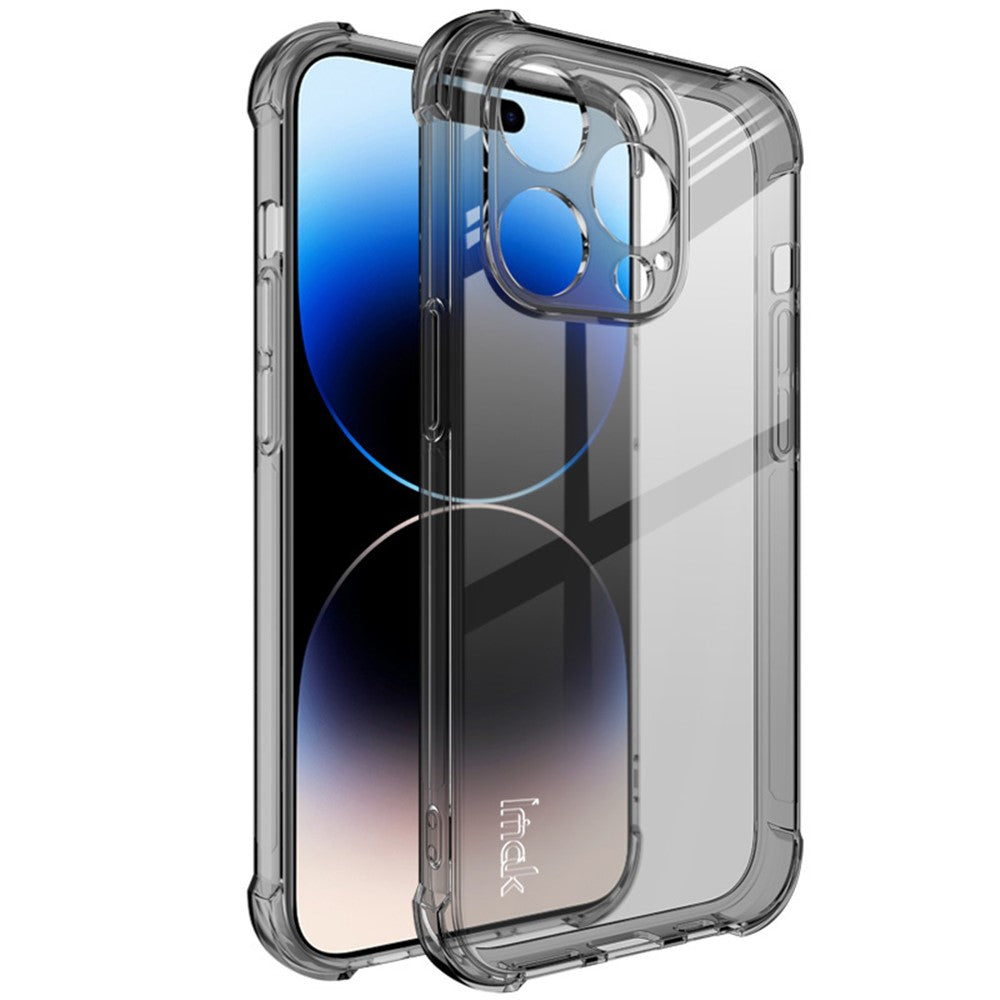 IMAK For iPhone 15 Pro Anti-scratch Super Clear Back Cover Soft TPU Phone Case