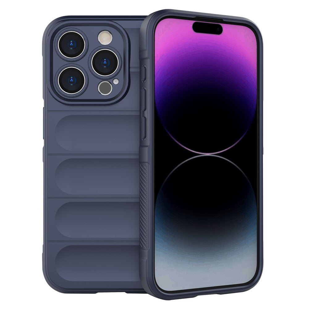 For iPhone 15 Pro Max Anti-Scratch TPU Cell Phone Case Anti-drop Rugged Phone Back Cover