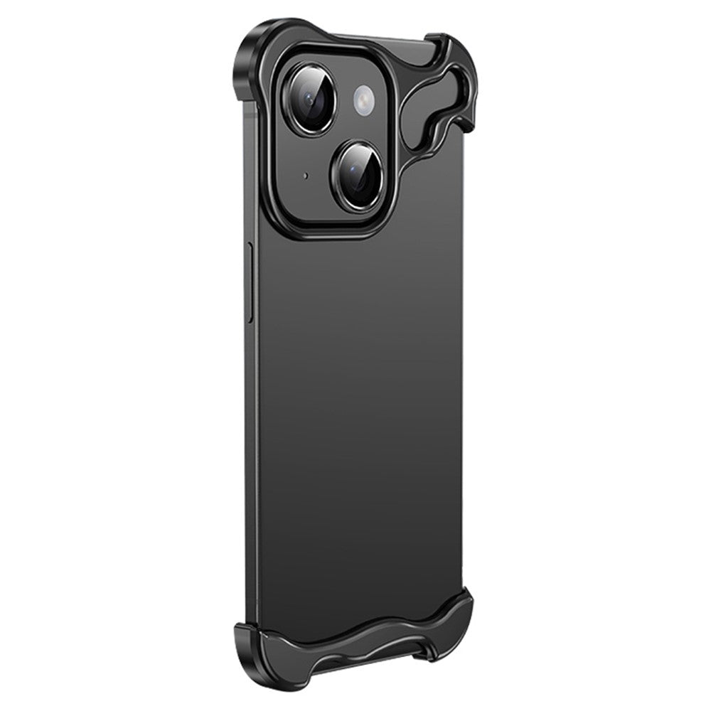 For iPhone 15 Corner Edge Pad Lens Protector Backless Frameless Bumper Case
