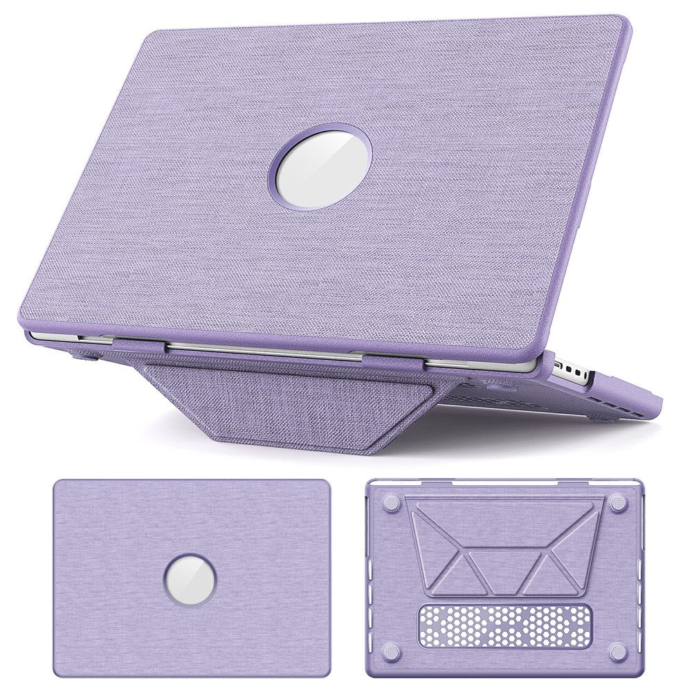 Laptop Case for MacBook Pro 14 inch (2026) A3427 A3426 / (2025) A3434 A3112 A3185 A3401 / (2024) A2918 A2992 / (2023) A2779 / (2022) / (2021) A2442 Kickstand Cover with Logo View