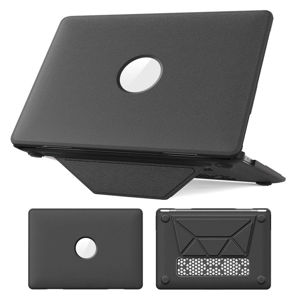 Laptop Case for MacBook Air 13 inch (2020) / (2018) A2337 M1 A2179 A1932 Kickstand PU TPU PC Notebook Protective Cover