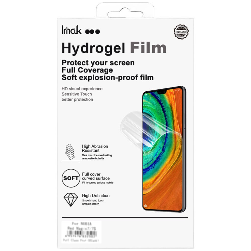 IMAK Hydrogel Film 4th Gen for iPhone 16 Full Screen Protector Ultra Clear Soft TPU Film