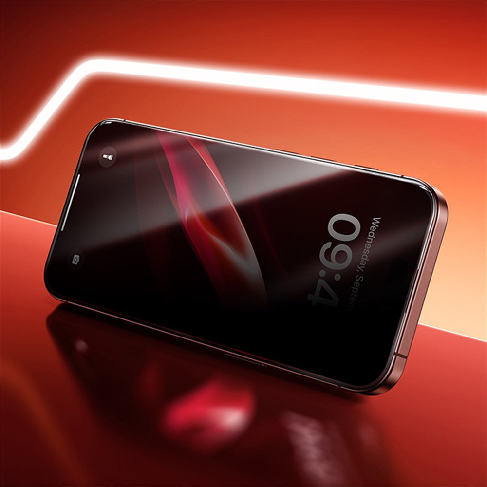 BENKS For iPhone 16 Pro Anti-Spy Screen Protector Zero Sense High Aluminium-Silicon Glass Film